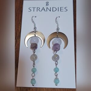 Moonstone earrings